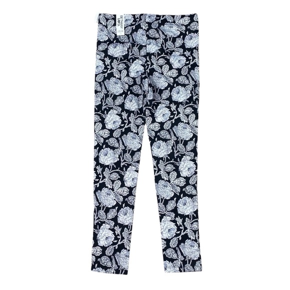 NWT Bethany Mota (Aeropostale) floral skinny fit ankle length leggings size L - Picture 1 of 4
